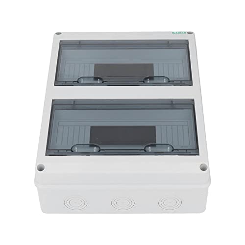 Boîte de distribution d'énergie ABS à 24 voies avec couvercle transparent
