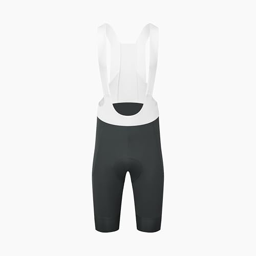 LE COL ARC Men's Cycling Bib Shorts | Road and Gravel Cycling Bib Shorts | Fast-Wicking, Durable, Four-Way Stretch, Quick Drying (US, Alpha, Large, Grey)