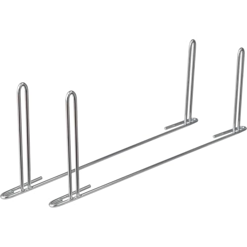 Image of Buyers Products B2418ASBC Chromed Steel Anti-Sail Brackets for use with 24-Inch Wide Short Mud Flaps, 2 Count, Holds Mudflaps Straight & Flat, Bold or Weld On to Truck or Trailer
