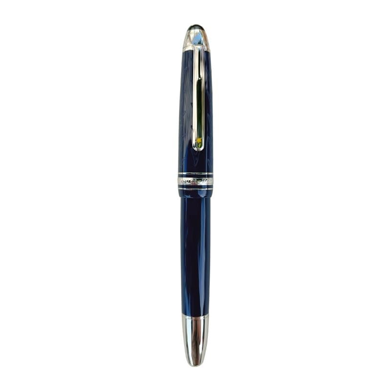 Stylo plume à piston INFRI en résine, pointe couteau polie main pour une calligraphie de luxe
