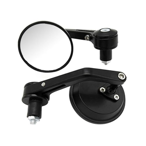 Espejos de motocicleta para manillar redondo de 7/8 pulgadas ideales para rutas urbanas y café racer