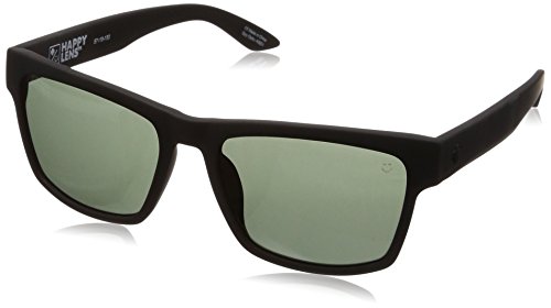 SPY Optic Haight 2 Soft Matte Black - HD Plus Gray Green