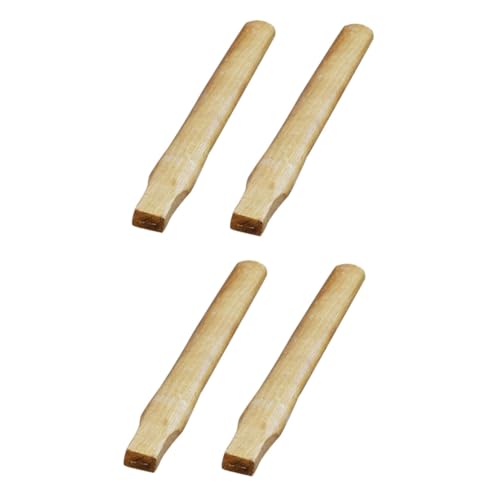 Yardwe 2 Set Spaccata Martello in Titanio Manico D' Da Campeggio Arciere Maniglia Manico Per Manico in Legno D' Accessorio ' Di Legno 2 Pezzi * 2
