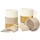Photo Gallery nicrohome oro bianco partito decorazioni-6 rotoli di carta crespa streamers 82 ft lungo nastri streamer per matrimonio baby shower bachelorette compleanno nuovo anno decorazione Photo Gallery nicrohome oro bianco partito decorazioni-6 rotoli di carta crespa streamers 82 ft lungo nastri streamer per matrimonio baby shower bachelorette compleanno nuovo anno decorazione