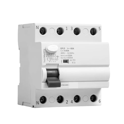 Disjoncteur différentiel GYL9 éviter déclenchements intempestifs triphasé 4P 100A - 3