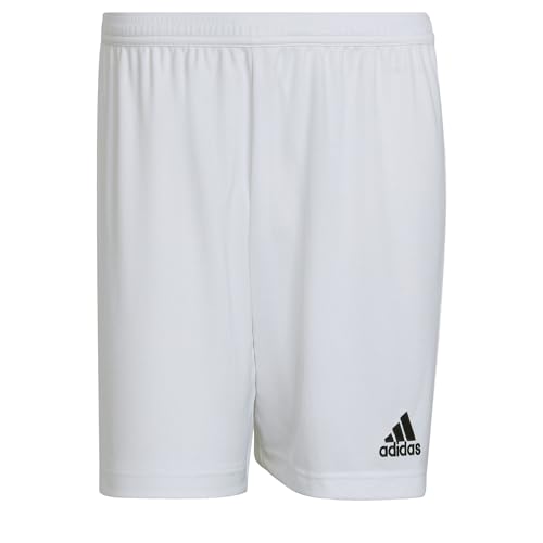 adidas Hombre Entrada 22 Shorts, White, L Tall