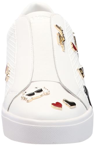 Image of Karl Lagerfeld Women's Mavise Slip on Sneaker with Pins