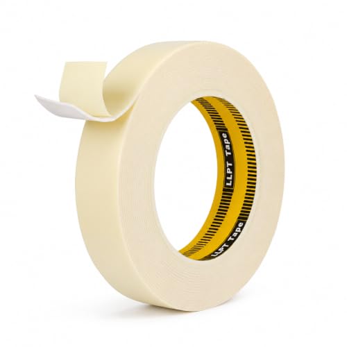 Image of LLPT Double Sided Foam Tape 1 inch x 18 Ft White | Heavy Duty, Strong Bonding, Waterproof, Weather Resistant for Banners Posters Alarm Sensors LED Strips and Home Office Decor