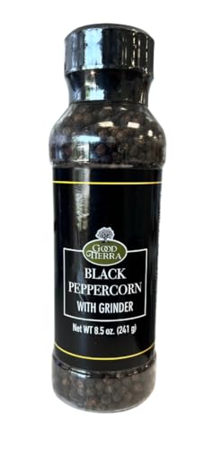 Good Tierra Black Pepper with Grinder 8.5 oz