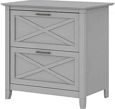 Bush Key West 2 Drawer Lateral File Cabinet, Cape Cod Gray
