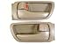 PT Auto Warehouse TO-2469E-DS - Inside Interior Inner Door Handle/Trim, Beige/Tan - Left/Right Pair