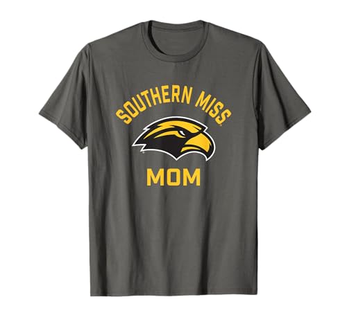 University of Southern Mississippi Golden Eagles Arched Mom T-Shirt