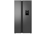 TCL American Style Fridge Freezer 60/40 Total No Frost - Light Grey Inox - RP631SSE1UK