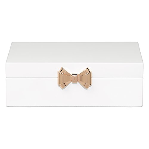 Preisvergleich Produktbild Ted Baker lackiert Schmuck Box, mittel, weiß