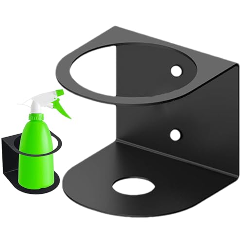 Soporte Para Botellas De Spray Montado En La Pared, Estante De Acero Para Botellas De Aerosol, Soporte De Botella De Spray Montado En La Pared, Estante De Almacenamiento De Botellas De Pintura Para