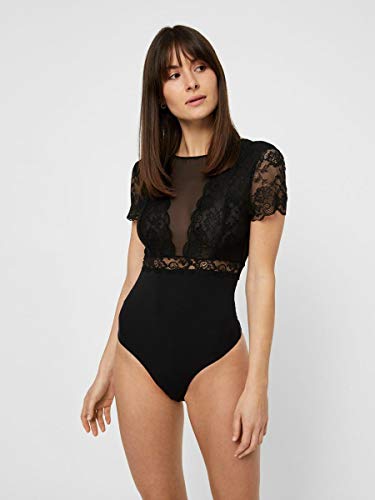 PIECES PCSICCA SS BODYSTOCKING NOOS dames body - Afbeelding 4