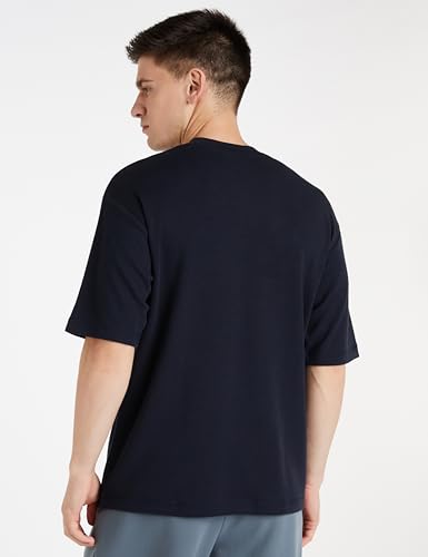 Image of Amazon Brand - Symbol Men's Cotton Blend Oversized Fit T-Shirt