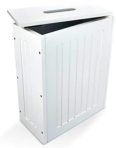 ALBERT AUSTIN Wooden Bathroom Storage Unit | Bathroom Organiser | Free Standing Cabinets | Wall Mountable Cabinets | Sleek Design | Bathroom Supplies Toilet Paper Storage | Bathroom Furniture