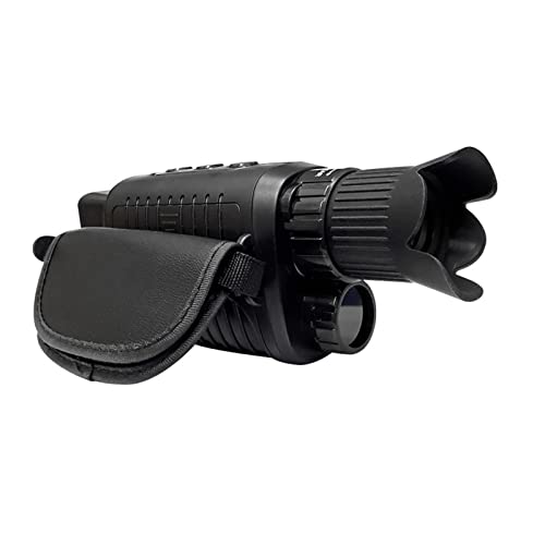lifcasual Monocular de visão noturna ao ar livre IR Monóculos digitais infravermelhos Tela TFT de 1,