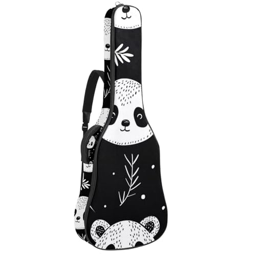 Housse pour guitare basse acoustique panda sac étanche guitare électrique classique ukulélé