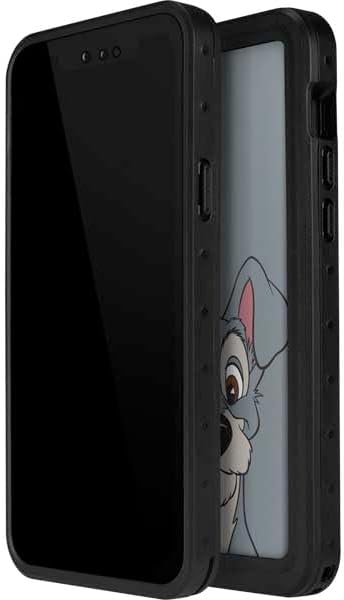 Miniatura 2 de Skinit Funda impermeable compatible con iPhone 15 Pro Max, diseño de retrato de Disney Lady & The Tramp Butch con licencia oficial
