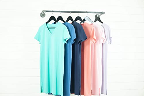 Fishers Finery Women's Ecofabric Bamboo Viscose Nightgown Knit Dress (Pink, Xl) #TOP5