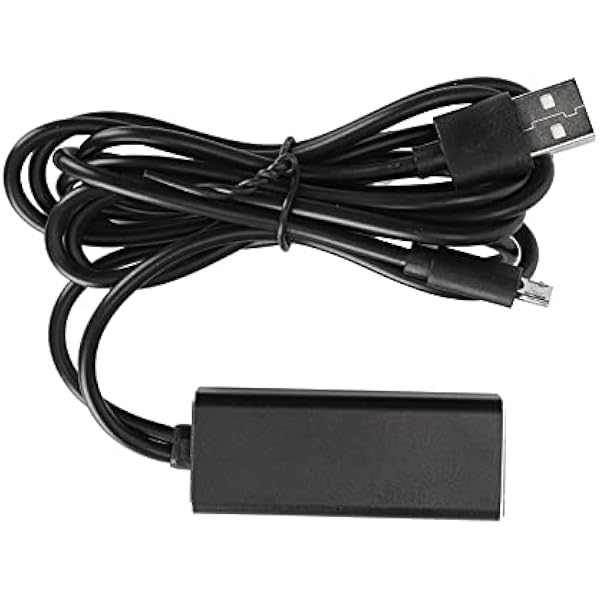 Generic Adapter Ethernet Micro USB na RJ45 10/100 Mbps dla TV Stick TV, Pudełko Stabilne Przewodowe Połączenie Internetowe Plug & Play ze Stopu Aluminium