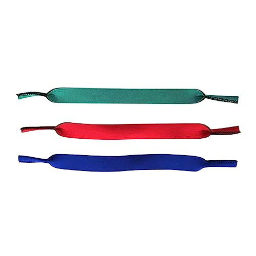 Uonlytech 3 Piezas banda de anteojos para deportes gafas de natación correa para gafas de sol gafas de piscina nadar cadenas de anteojos gafas de natacion gafas natación cordón de anteojos