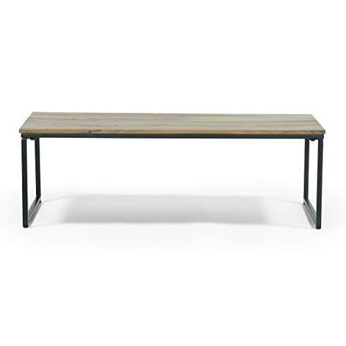 Christopher Knight Home Greycliff Coffee Table, Black + Natural #TOP3