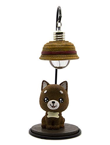 GeekGoodies Cute Animal Dog/Cat Small Night Light Table Lamp Children Gift Kids Toy Home Decor Craft Decorative Sleeping Lights- Brown