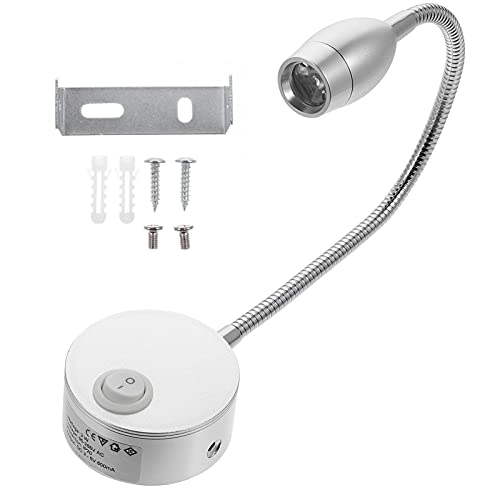 COHEALI 1pc Hose Spotlight Reading Lamp for Bedroom Hotel and Study Room Flexible Design Light for Reading and Relaxation