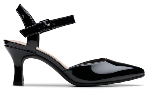 Clarks Clarks Women's Kataleyna Cora Pump, Black Patent, 9.5 M US