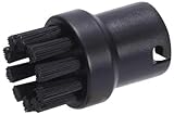 Ali2 Düse Rundbürsten Düse Dampfreiniger Rundbürstenset für Kärcher Dampfreiniger Leistungsstarke Reinigungsbürste Dampfreinigungsbürste für Kärcher SC1 SC2 SC3 SC4 SC5 SC7 CTK10(Schwarzer)
