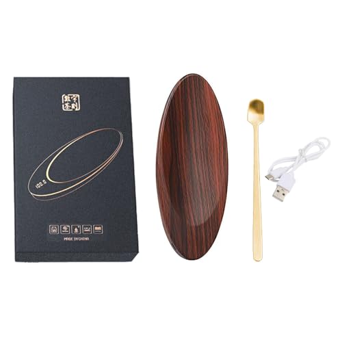 Eysbiy Digital Scale Grams, Mini Portable Gram Scale Digital Kitchen Scale 0.1 Gram Accuracy Pocket Scale Mini Coffee Scale for Loose Leaf Tea Scale, Jewelry Electronic Scale (Walnut)
