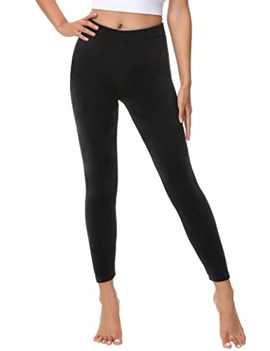 Dolcevida Women Cozy Velour Legging High Waist Buttery Soft Warm Velvet Stretch Seamless Yoga Pant3