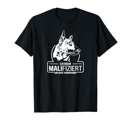 Belgischer Malinois Malifiziert IGP Hunde Spruch Hundespruch T-Shirt