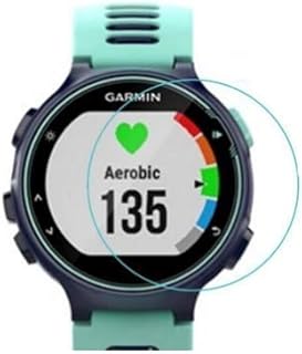 (Pacote com 3) Película protetora de tela para relógio Garmin Forerunner 735XT, ONGHSD antiarranhões de alta definição para relógio inteligente de vidro temperado para Forerunner 735XT