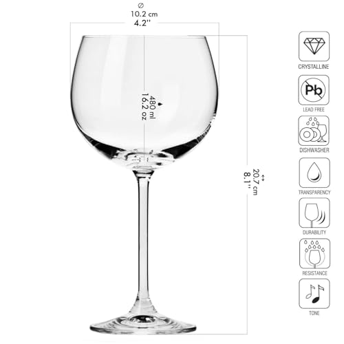 Verre à Gin Eau | Lot 6 Verres | 480 ml | Venezia Collection | A Destination des Particuliers et des Professionnels, au Quotidien comme dans le Domaine Êvénementiel | Lavable au Lave-vaisselle – Image 3