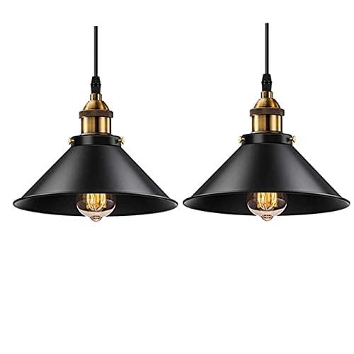 Suspension E27 base industriel luminaire vintage rétro pour éclairage de plafond salon
