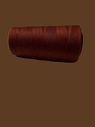 Image of Ace International Exports 3000M Overlock Polyester Sewing Thread Set Box Yarn Spools Cone Rust (Pack of 5)