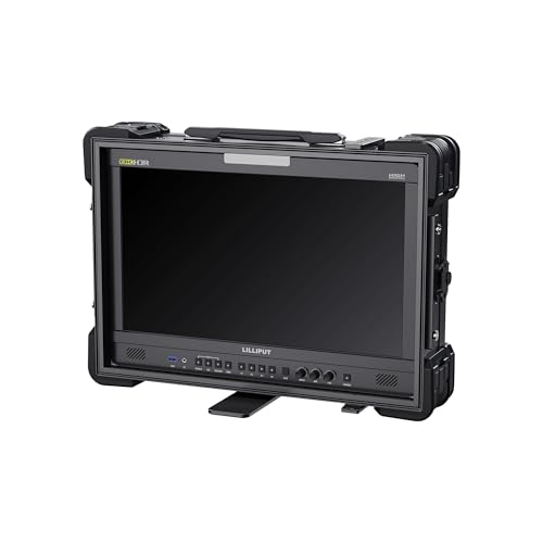 Image of LILLIPUT UQ19 18.4 inch 8K 12G-SDI HDMI 2.1 High Brightness Production Monitor 1000 Nits with V /Gold Mount /NDI /Carry Case Options-Please See Variations (UQ19-ABBP-CC Gold Mount + Carry Case)