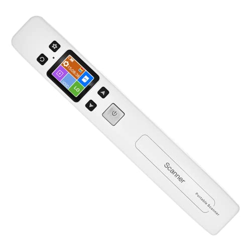 Bisofice Scanner portable San Fil, Règle scanner, Scanner de documents portable, connectable avec WiFi, Haute Resolution en Couler 1050DPI | JPG/PDF | Compatible pour Windows 2000 /iOS & Android