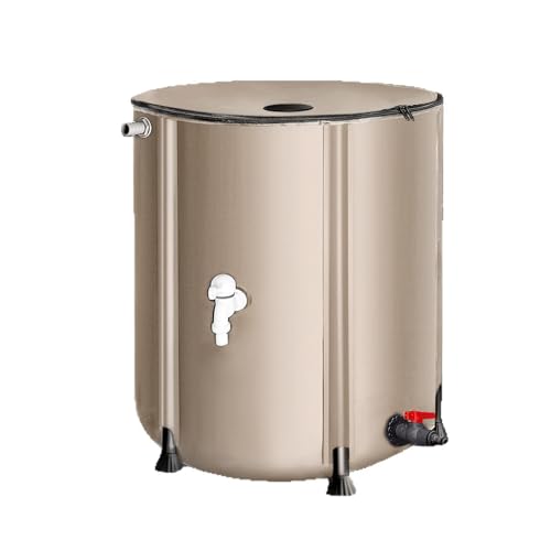 Depósito colector de agua de lluvia de 1000 litros con filtro Tap, resistente a los rayos UV, reciclador de agua de lluvia anticorrosión para un almacenamiento y recolección de agua natural eficiente