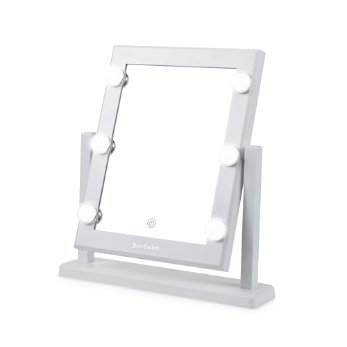 Espejo Jumbo Iluminado Juicy Couture 14 pulgadas Blanco