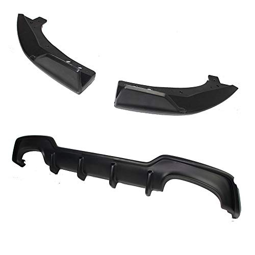 Compatible with 2019-2021 Corolla Hatchback E210 MZEA12R 5D Rear Canard Splitter + Diffuser T Type Painted