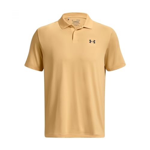 Polo UA Performance 3.0 Homme Grand Style Respirant Jaune Gris 3XL