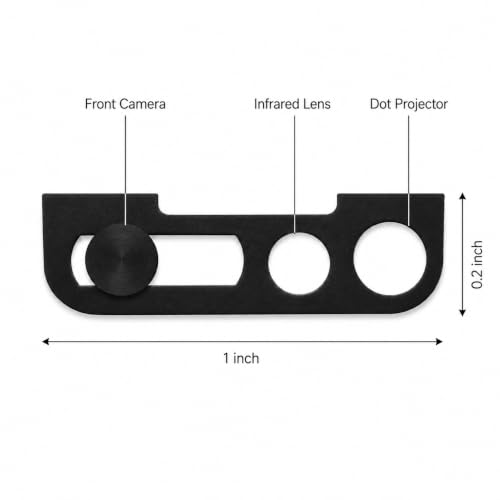 Capuchon d'objectif ultra fin iPhone 17e et 16e glissière de précision noire