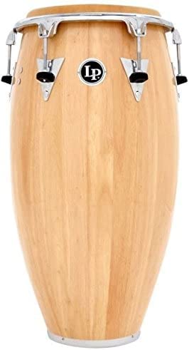 LP Classic Wood Conga, 12 1/2" Tumbadora, Natural Wood/Chrome, LP552X-AWC