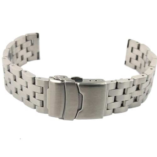 Bracelet montre acier inoxydable 18mm interchangeable à attache plate unisexe