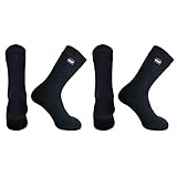 Fullsheild 2pack Men’s Waterproof Hiking Socks, Unisex Breathable Outdoor Athletic Hiking Wading Tra